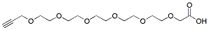 Molecular structure of the compound: Propargyl-PEG6-CH2CO2H