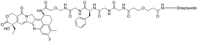 Molecular structure of the compound: Streptavidin-DXD (cleavable)	