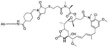 Molecular structure of the compound: Ado-Trastuzumab emtansine (KADCYLA®)