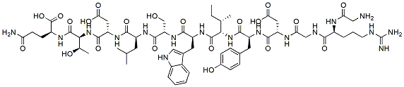 Molecular structure of the compound: Oligopeptide-68