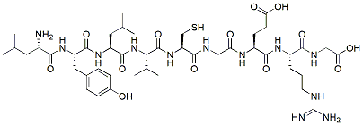 Molecular structure of the compound: Insulin Beta Chain Peptide (15-23)