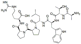 Molecular structure of the compound: ATWLPPR Peptide