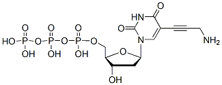 Molecular structure of the compound: 5-Propargylamino dUTP