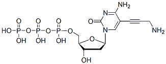 Molecular structure of the compound: 5-Propargylamino dCTP