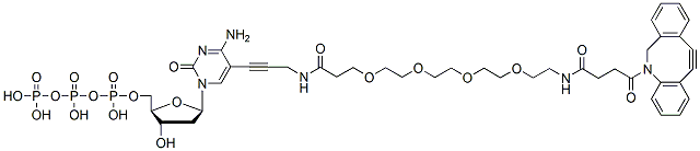 Molecular structure of the compound: DBCO-PEG4-dCTP
