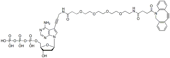 Molecular structure of the compound: DBCO-PEG4-dATP