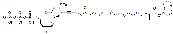 Molecular structure of the compound: TCO-PEG4-dCTP