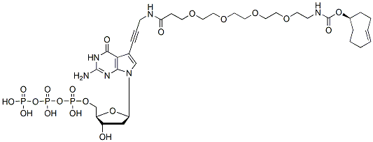 Molecular structure of the compound: TCO-PEG4-dGTP
