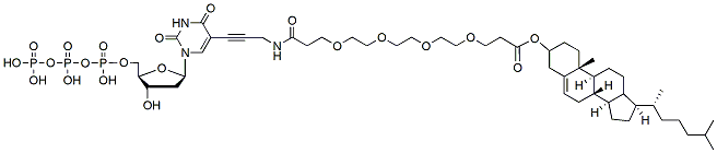 Molecular structure of the compound: Cholesterol-PEG4-dUTP