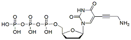 Molecular structure of the compound: 5-Propargylamino-ddUTP