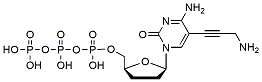 Molecular structure of the compound: 5-Propargylamino-ddCTP