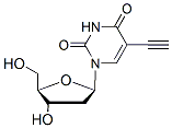 Molecular structure of the compound: 5-Ethynyl-2-deoxyuridine (EdU)