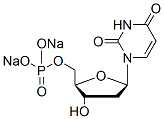 Molecular structure of the compound: 2-Deoxyuridine 5-monophosphate disodium salt
