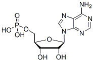 Molecular structure of the compound: Adenosine-5-monophosphoric acid