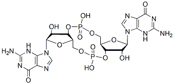 Molecular structure of the compound: Cyclic-Di-GMP