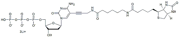 Molecular structure of the compound: Biotin-11-dCTP
